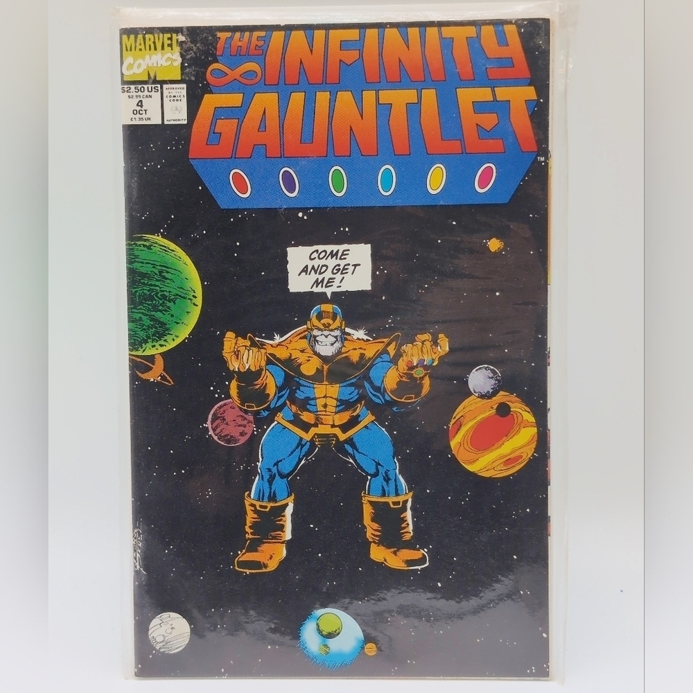 Infinity Gauntlet #4 Marvel 1991 Comic Book